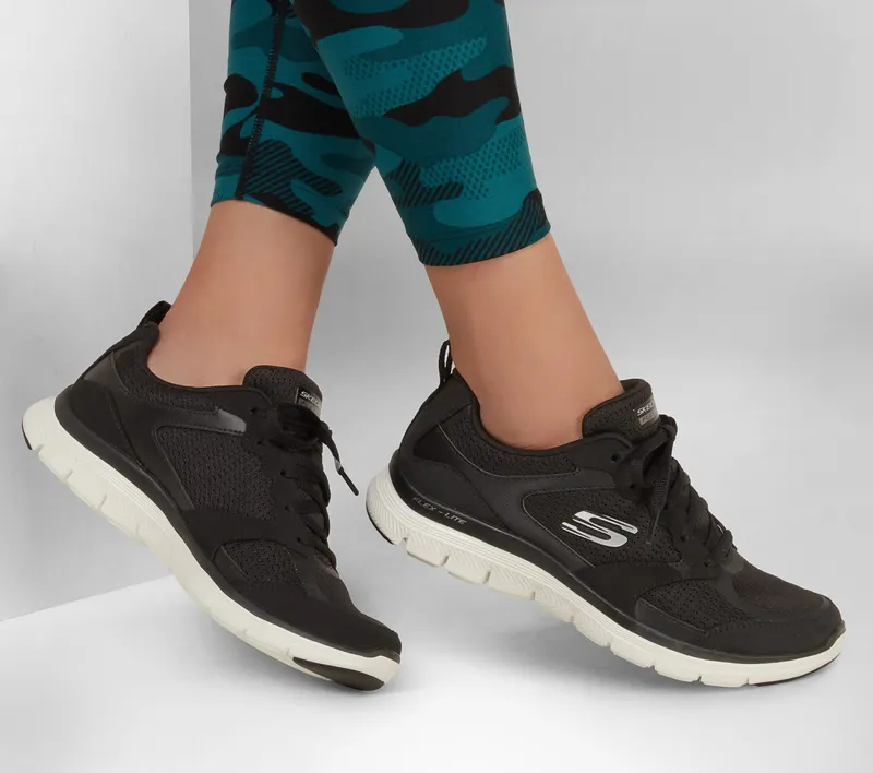 Skechers Flex Appeal 4.0 – Active Flow – Zwart / Wit (149305-BKW)