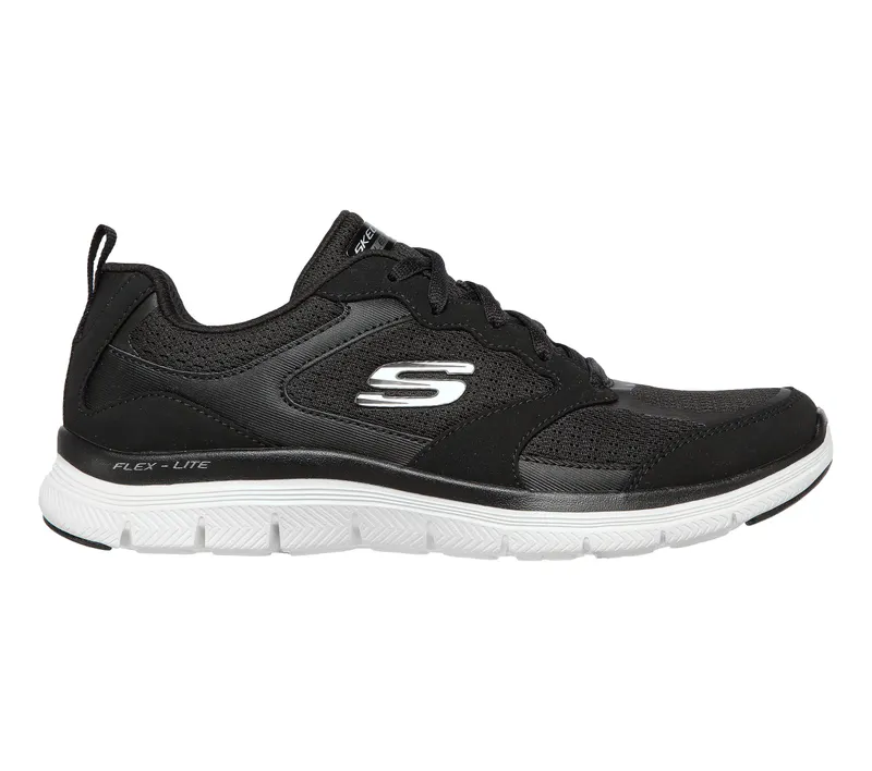 Skechers Flex Appeal 4.0 – Active Flow – Zwart / Wit (149305-BKW)