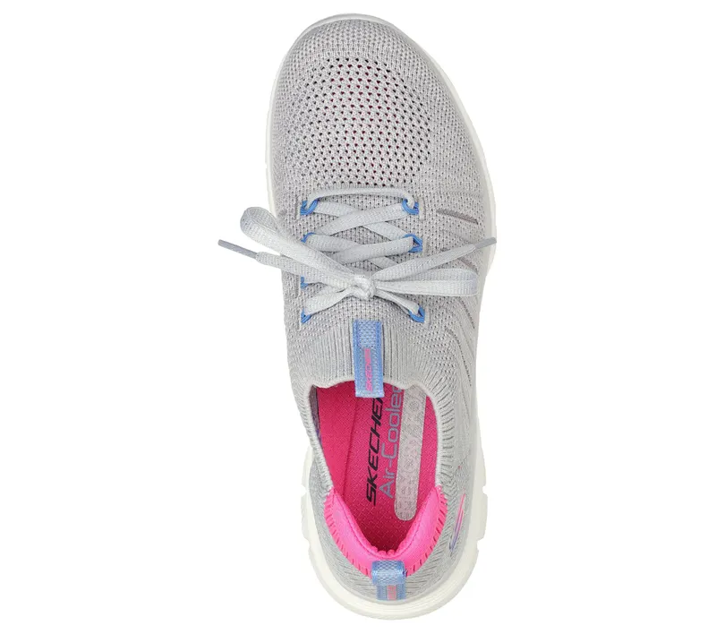 Skechers Flex Appeal 4.0 – Simple Joy – Grijs / Roze (149306-GYPK)