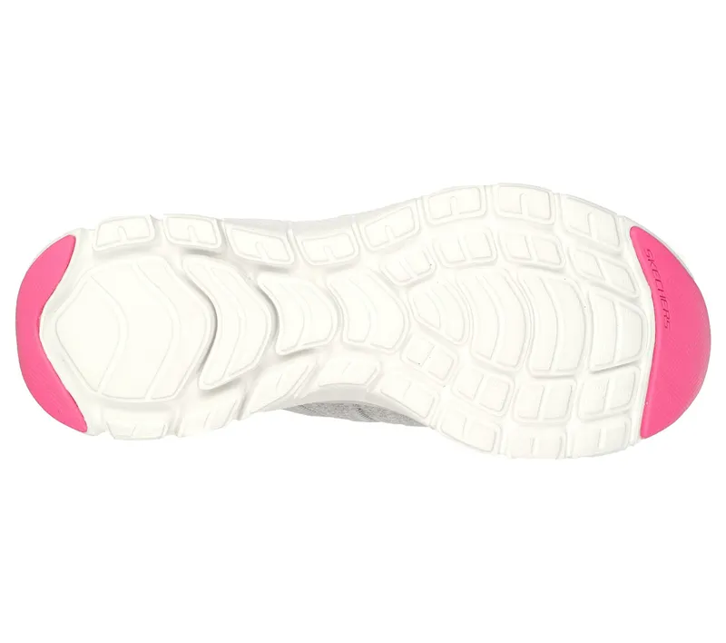 Skechers Flex Appeal 4.0 – Simple Joy – Grijs / Roze (149306-GYPK)