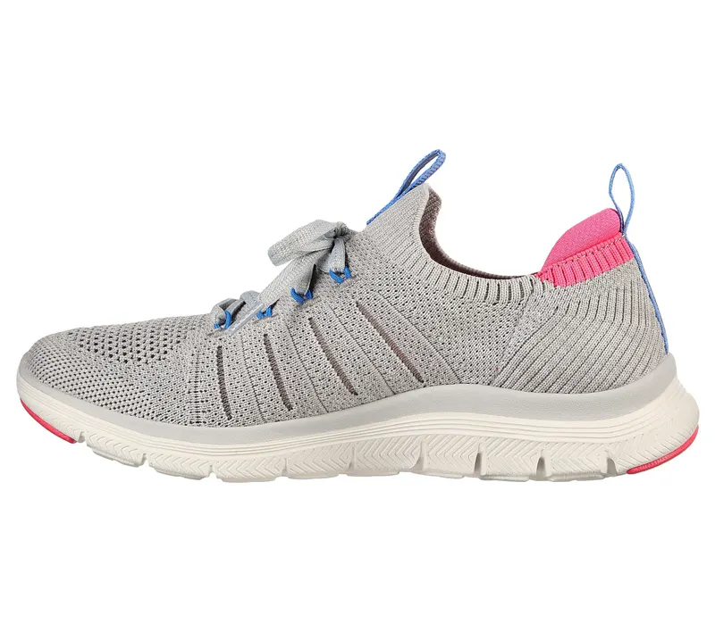Skechers Flex Appeal 4.0 – Simple Joy – Grijs / Roze (149306-GYPK)