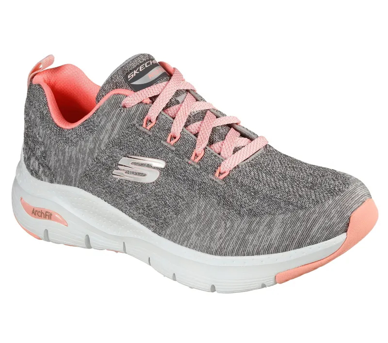 Skechers Skechers Arch Fit – Comfy Wave – Grijs / Roze (149414-GYPK)