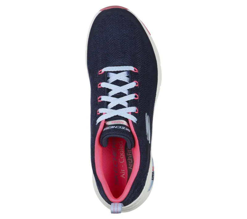 Skechers Skechers Arch Fit – Comfy Wave – Marine / Heet Roze (149414-NVHP)