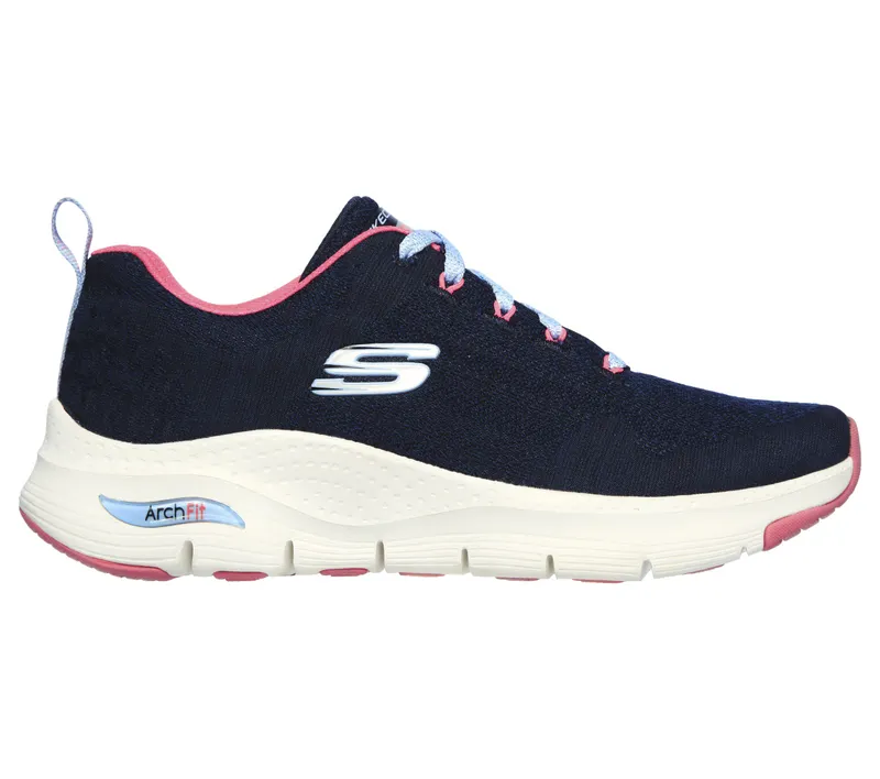 Skechers Skechers Arch Fit – Comfy Wave – Marine / Heet Roze (149414-NVHP)