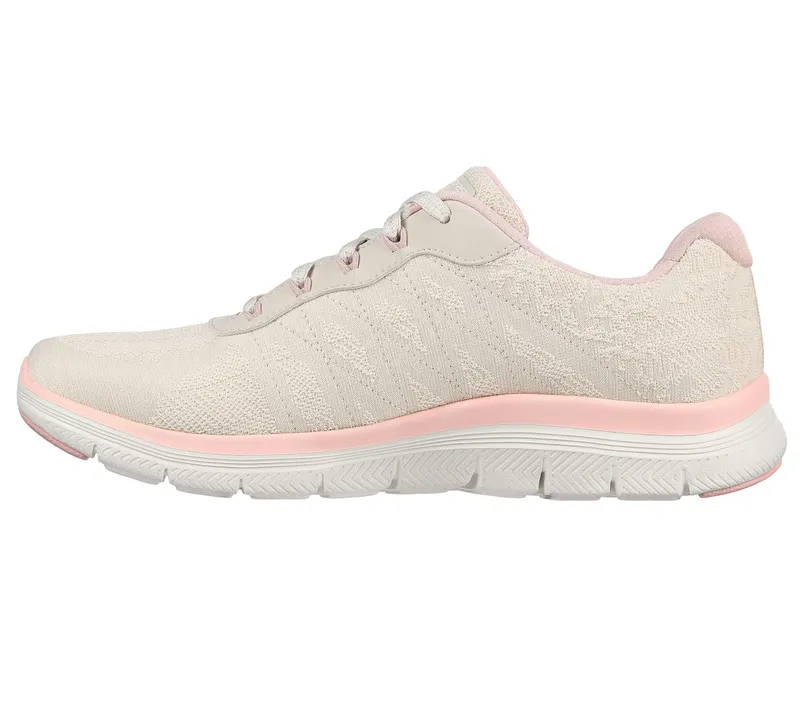 Skechers Flex Appeal 4.0 – Fresh Move – Natuurlijk / Roze (149570-NTPK)