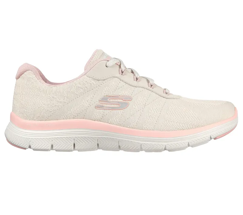 Skechers Flex Appeal 4.0 – Fresh Move – Natuurlijk / Roze (149570-NTPK)