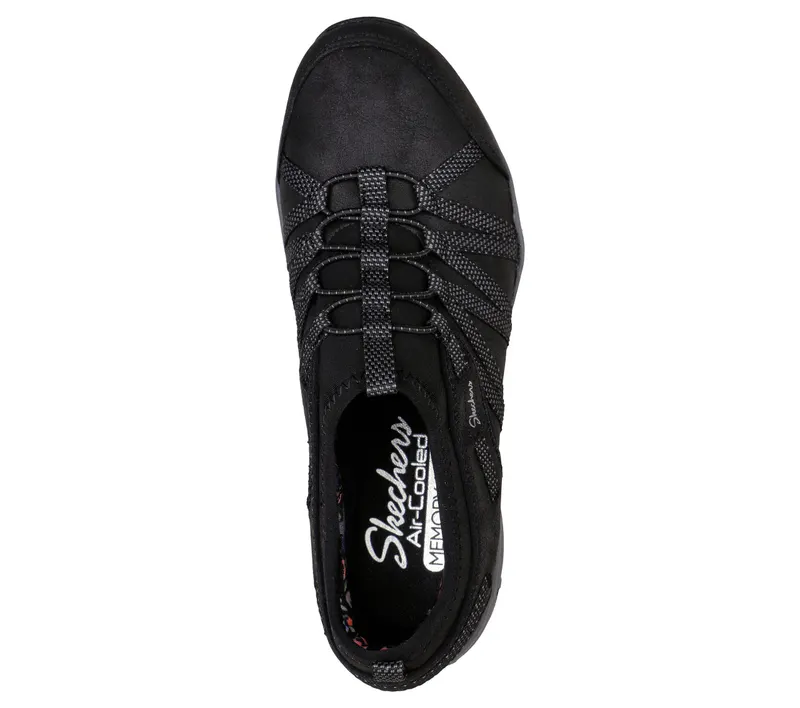 Skechers Seager Hiker – Flowerette – Zwart (158420-BLK)