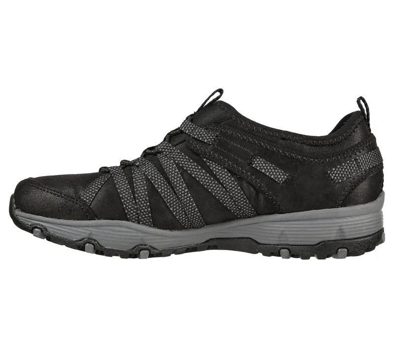 Skechers Seager Hiker – Flowerette – Zwart (158420-BLK)