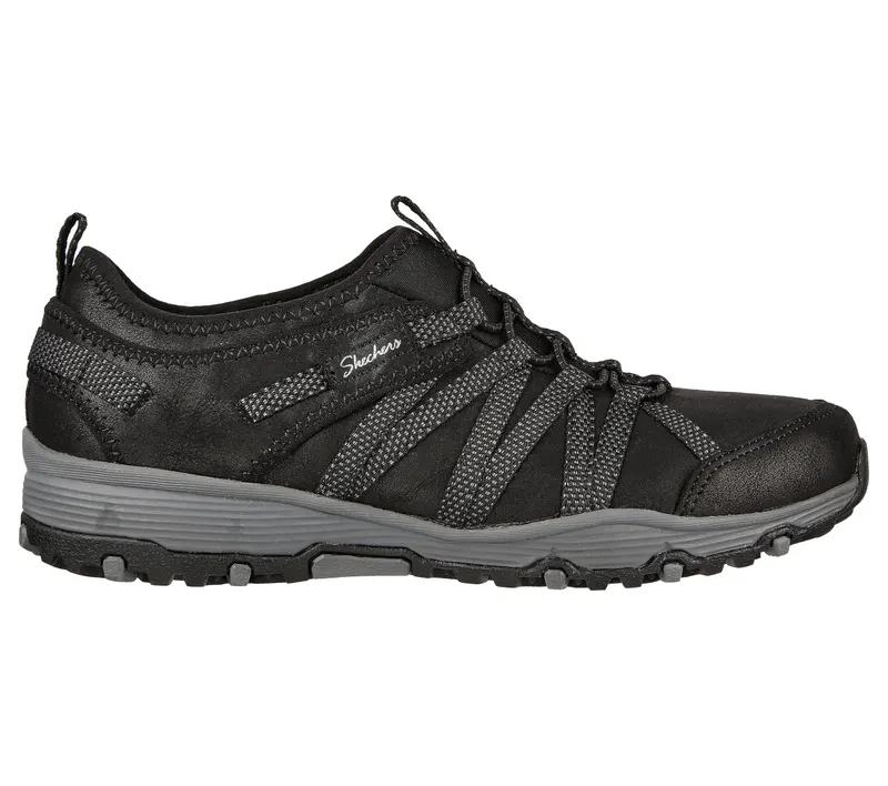 Skechers Seager Hiker – Flowerette – Zwart (158420-BLK)