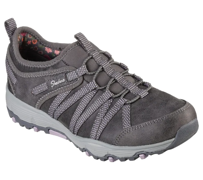 Skechers Seager Hiker – Flowerette – Houtskool (158420-CCL)