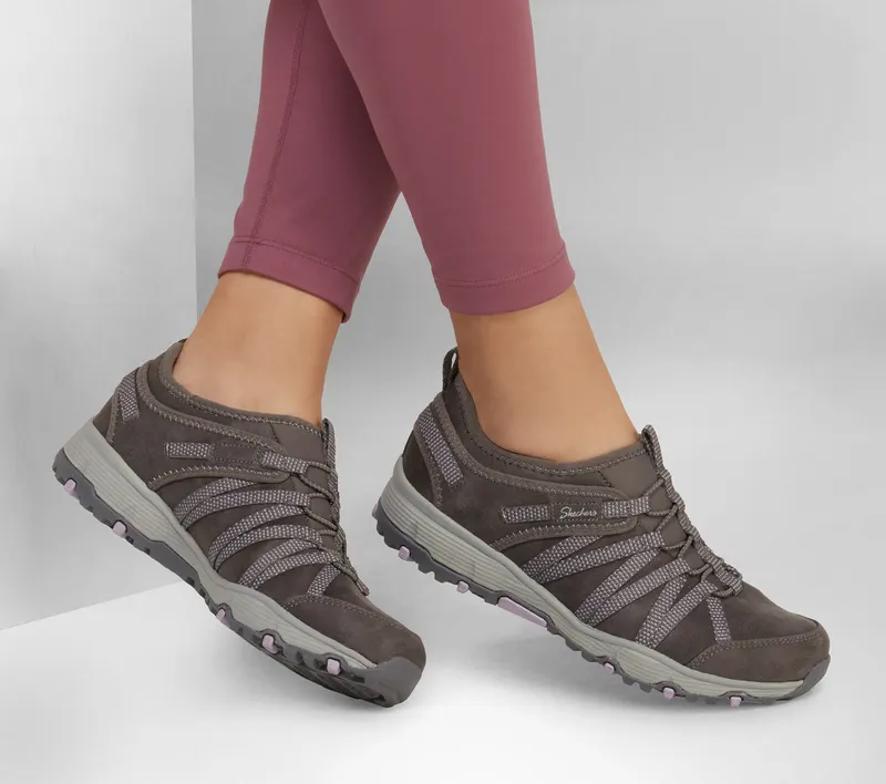 Skechers Seager Hiker – Flowerette – Houtskool (158420-CCL)