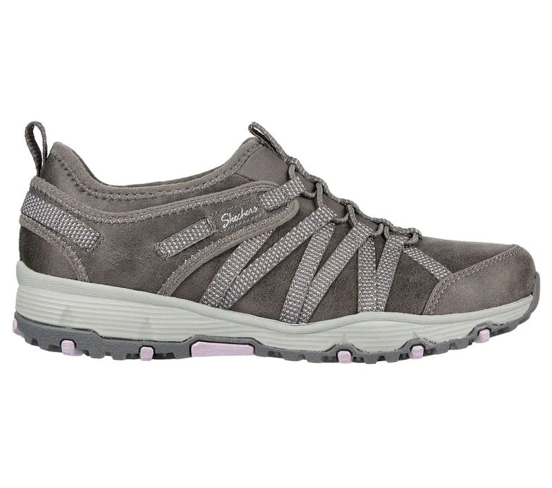 Skechers Seager Hiker – Flowerette – Houtskool (158420-CCL)