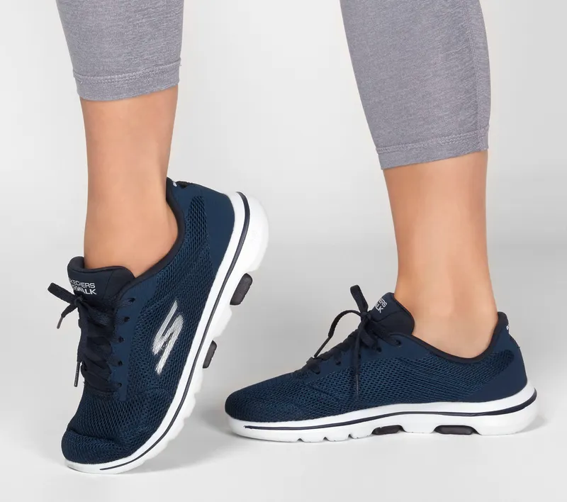 Skechers Skechers GOwalk 5 – Lucky – Marine / Wit (15902-NVW)