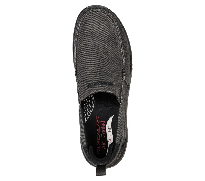 Skechers Relaxed Fit: Skechers Arch Fit Melo – Port Bow – Zwart (204605-BLK)