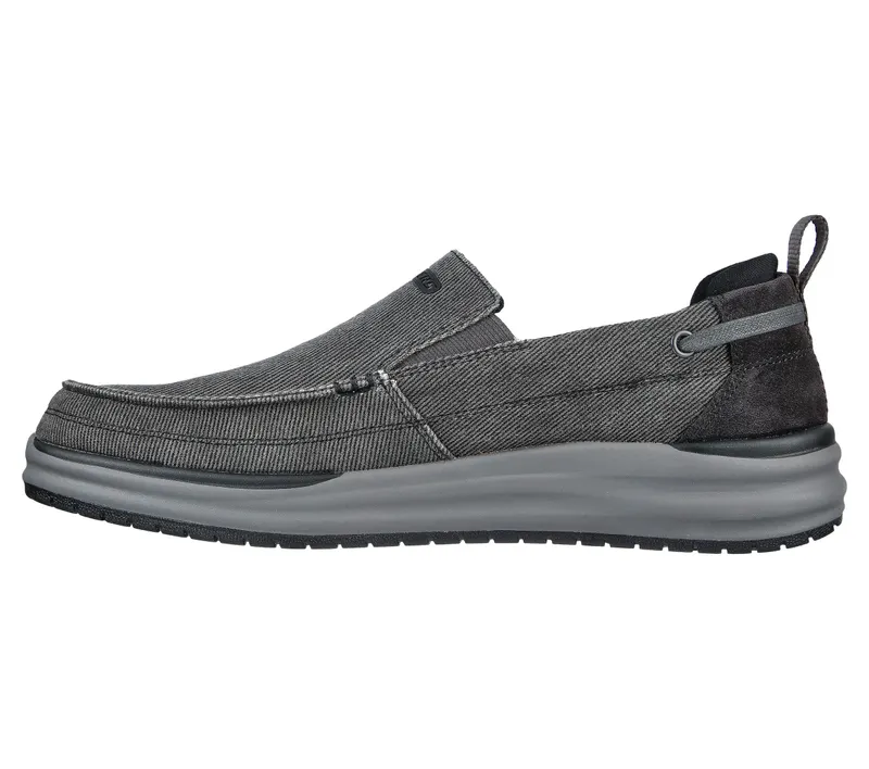 Skechers Relaxed Fit: Skechers Arch Fit Melo – Port Bow – Zwart (204605-BLK)