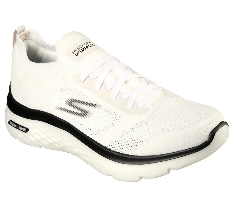 Skechers GO WALK Hyper Burst – Wit / Zwart (216083-WBK)