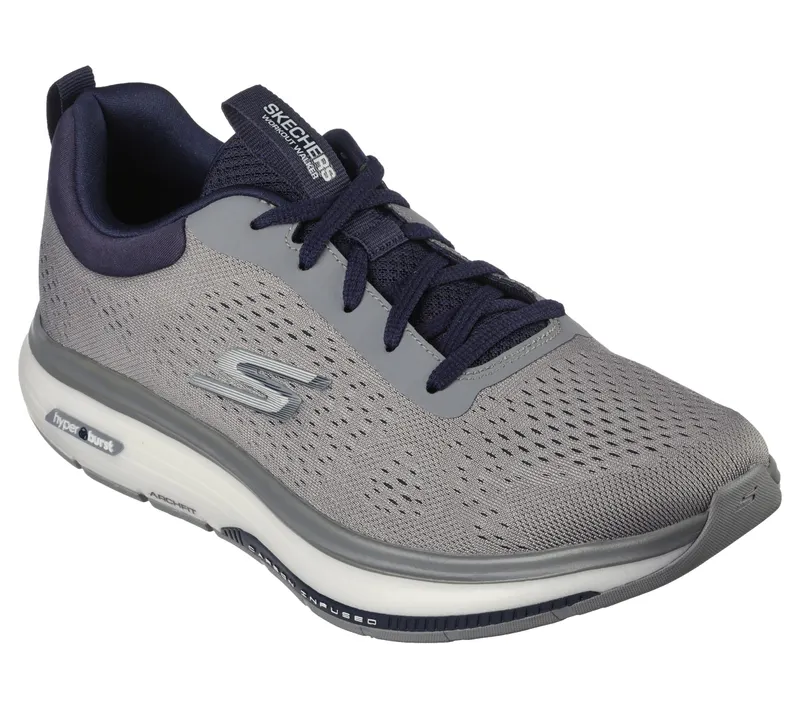 Skechers GO WALK Workout Walker – Outpace – Grijs / Marine (216244-GYNV)