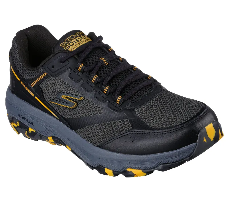 Skechers Skechers GOrun Trail Altitude – Marble Rock – Zwart / Geel (220112-BKYL)
