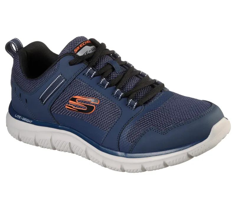 Skechers Track – Knockhill – Marine / Oranje (232001-NVOR)