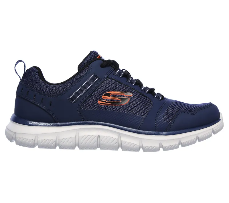 Skechers Track – Knockhill – Marine / Oranje (232001-NVOR)