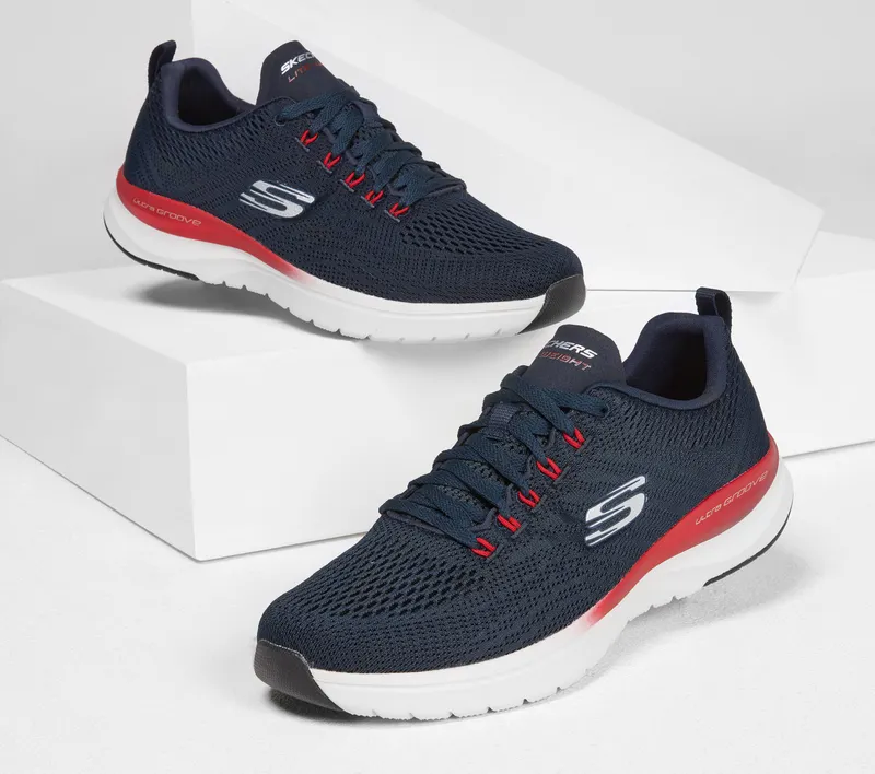 Skechers Ultra Groove – Templar – Marine / Rood (232032-NVRD)