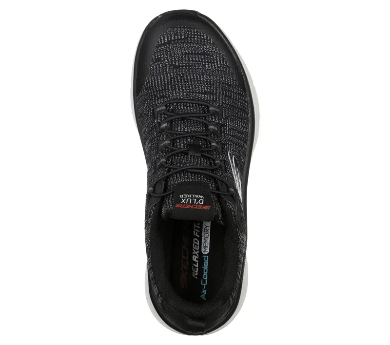 Skechers Relaxed Fit: D’Lux Walker – Pensive – Zwart / Wit (232045-BKW)
