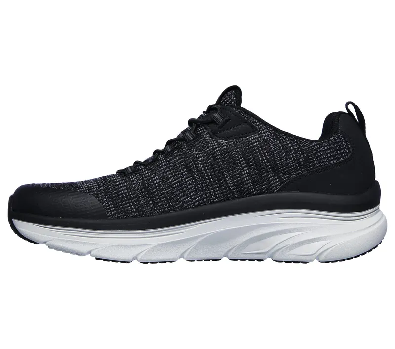 Skechers Relaxed Fit: D’Lux Walker – Pensive – Zwart / Wit (232045-BKW)