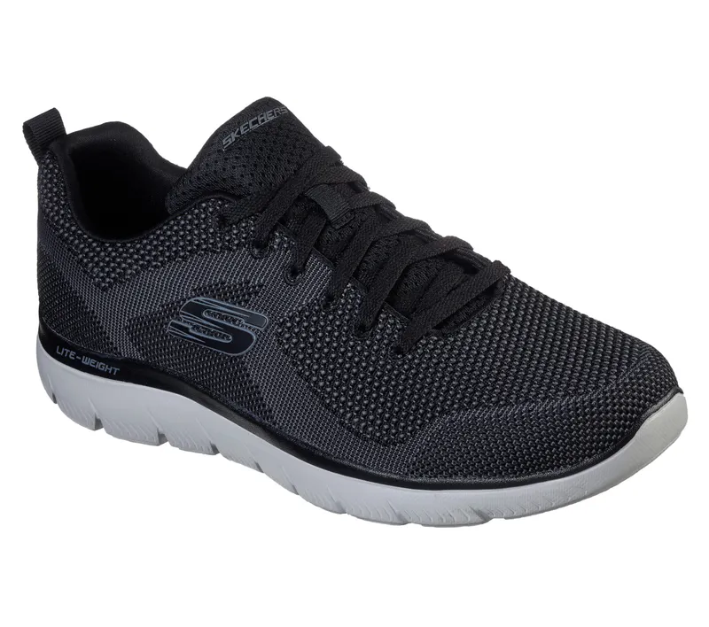Skechers Summits – Brisbane – Zwart / Wit (232057-BKW)