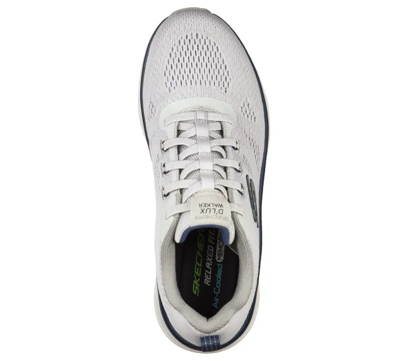 Skechers Relaxed Fit: D’Lux Walker – Commuter – Grijs / Marine (232261-GYNV)
