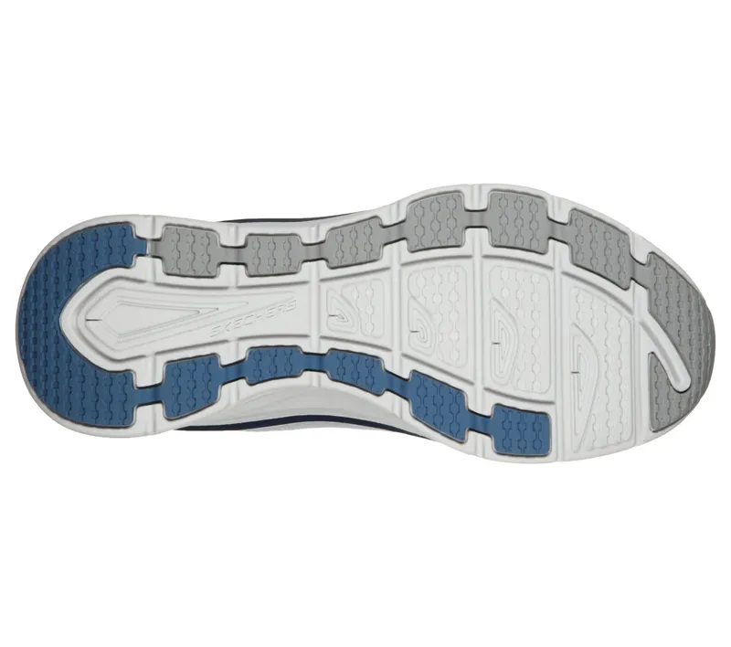 Skechers Relaxed Fit: D’Lux Walker – Commuter – Grijs / Marine (232261-GYNV)