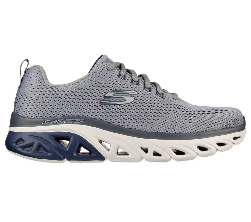 Skechers Glide-Step Sport – Wave Heat – Grijs / Marine (232270-GYNV)