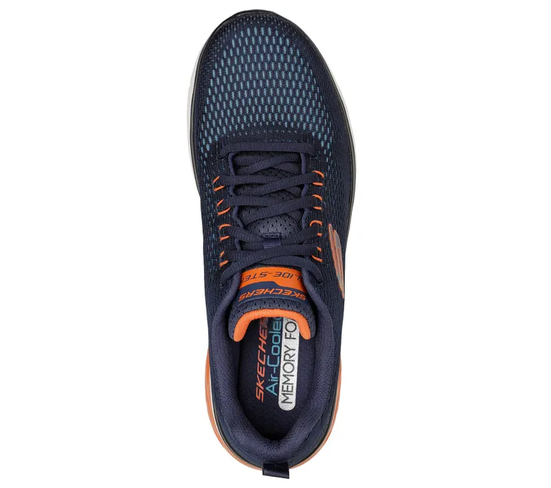 Skechers Glide-Step Sport – Wave Heat – Marine / Oranje (232270-NVOR)