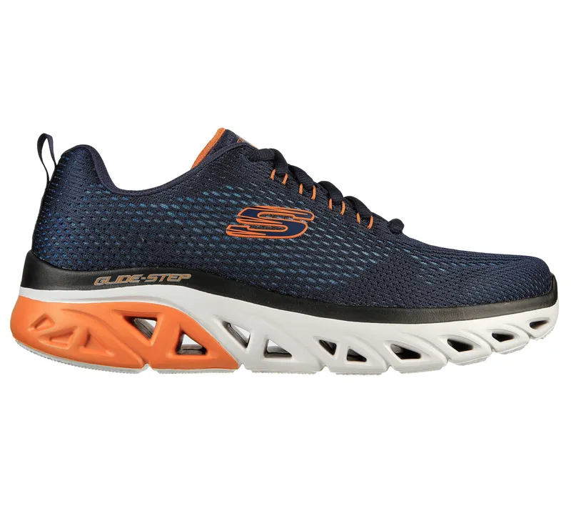 Skechers Glide-Step Sport – Wave Heat – Marine / Oranje (232270-NVOR)
