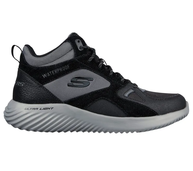 Skechers Bounder – Blast Back – Zwart / Houtskool (232280-BKCC)