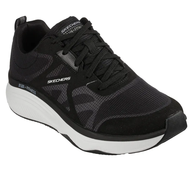 Skechers Relaxed Fit: D’Lux Fitness – Zwart / Wit (232357-BKW)