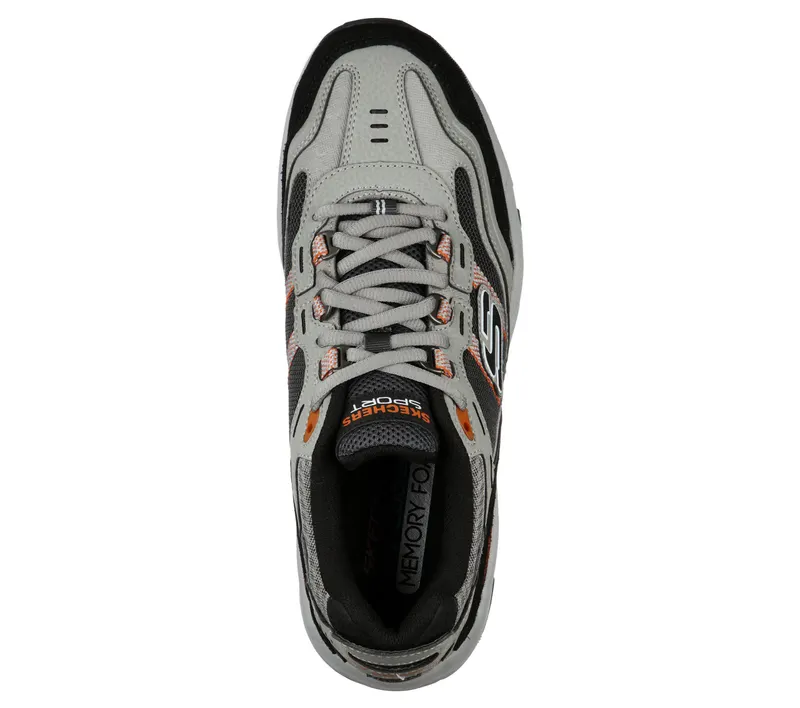 Skechers Vigor 2.0 – Nanobet – Grijs / Oranje (237067-GYOR)