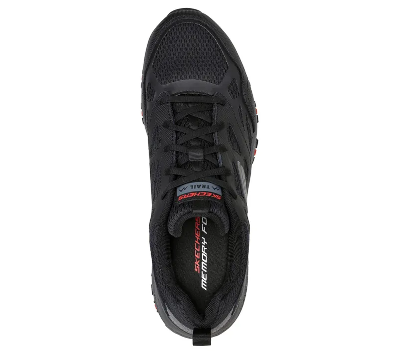 Skechers Hillcrest – Zwart / Houtskool (237265-BKCC)