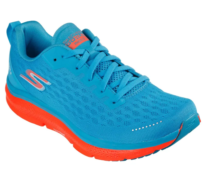 Skechers GO RUN Ride 9 – Blauw / Koraal (246005-BLCL)