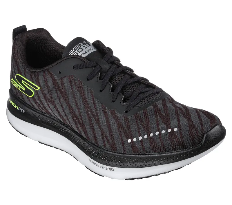 Skechers GO RUN Razor Excess 2 – Zwart / Wit (246035-BKW)