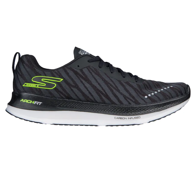 Skechers GO RUN Razor Excess 2 – Zwart / Wit (246035-BKW)
