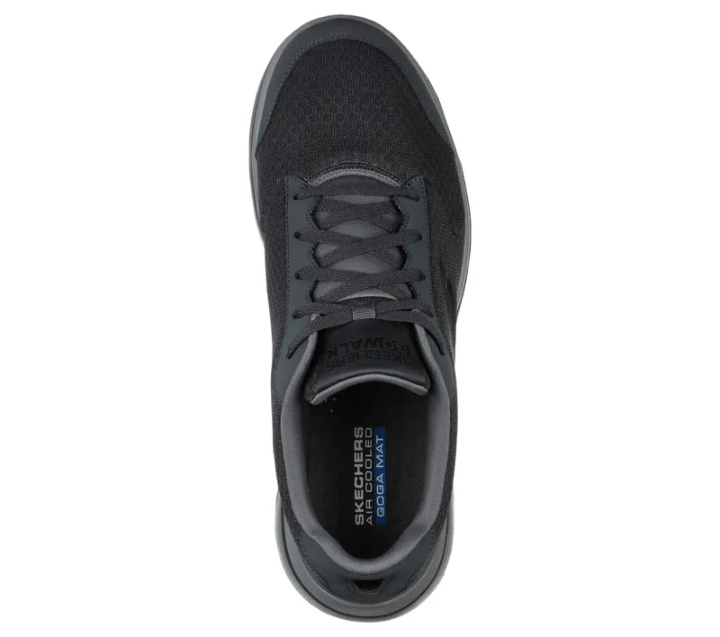 Skechers GO WALK 5 – Qualify – Houtskool / Zwart (55509-CCBK)