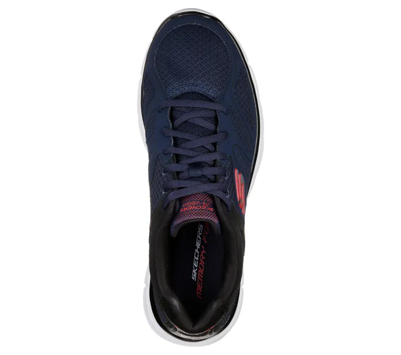 Skechers Satisfaction – Flash Point – Marine / Zwart (58350-NVBK)