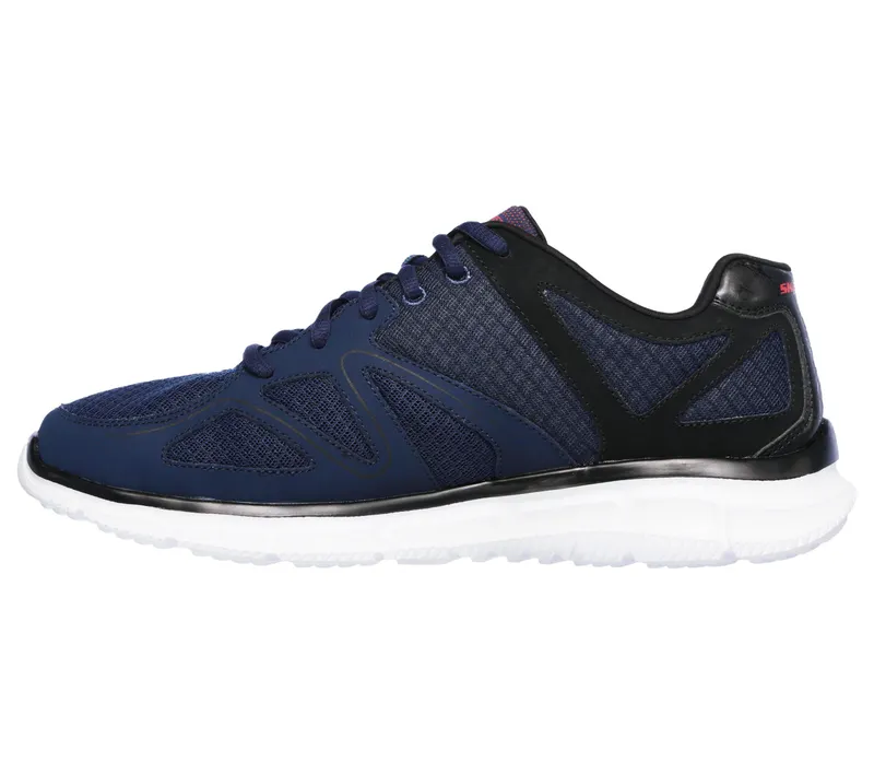 Skechers Satisfaction – Flash Point – Marine / Zwart (58350-NVBK)
