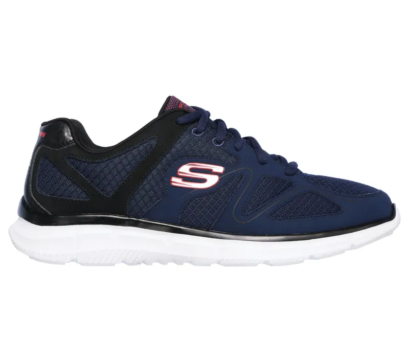Skechers Satisfaction – Flash Point – Marine / Zwart (58350-NVBK)