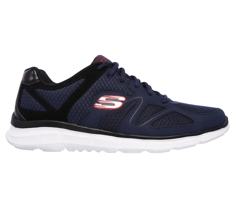 Skechers Satisfaction – Flash Point – Marine / Zwart (58350-NVBK)