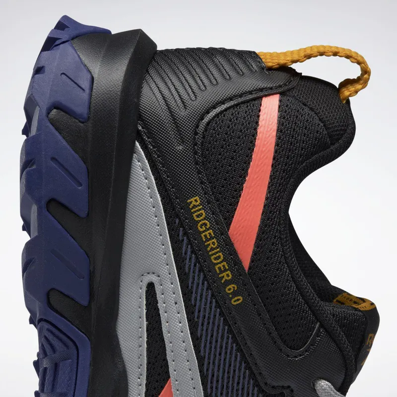 Reebok Ridgerider 6 Schoenen Core Black / Bold Purple / Orange Flare