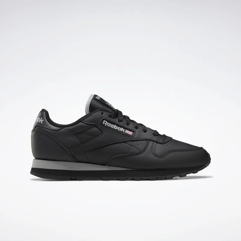 Reebok Classic Leather Schoenen Core Black / Pure Grey 4 / Core Black