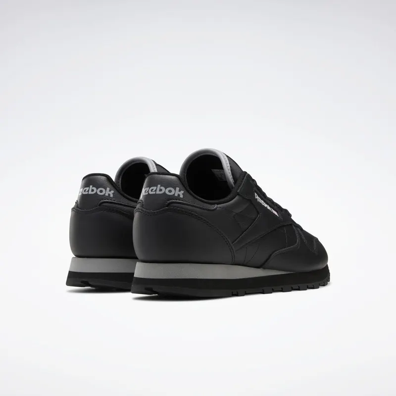 Reebok Classic Leather Schoenen Core Black / Pure Grey 4 / Core Black