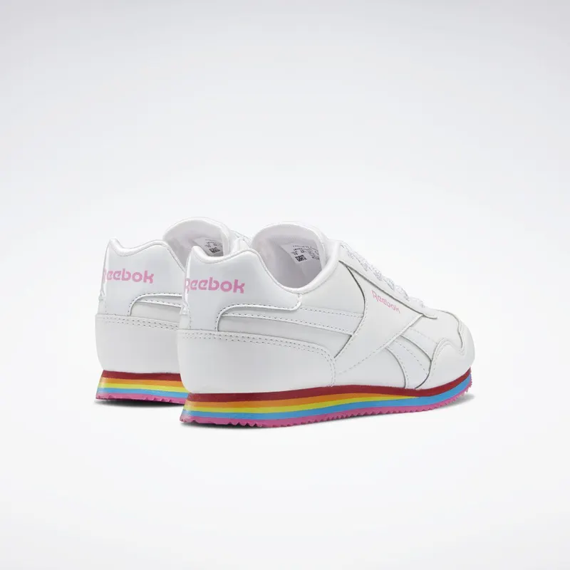 Reebok Royal CL Jog 3 Schoenen Cloud White / Cloud White / True Pink