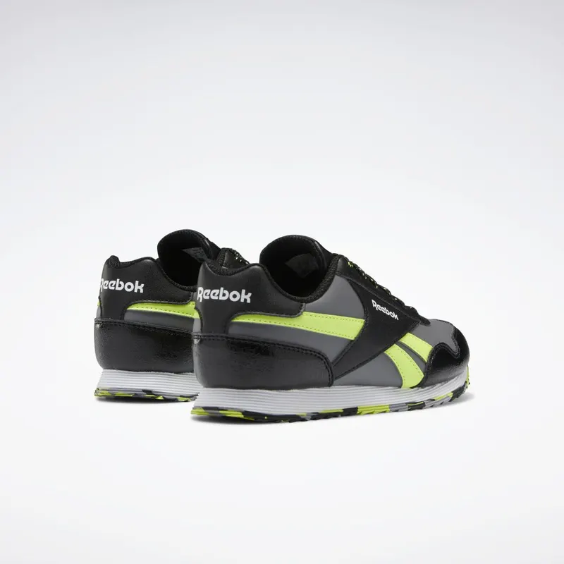 Reebok Royal Classic Jogger 3 Schoenen Core Black / Pure Grey 5 / Acid Yellow